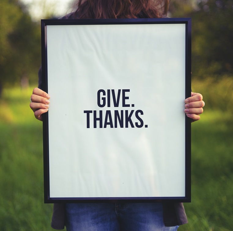 Give Thanks To God.